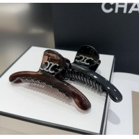 Luxury Cheap Celine Hair Clip with Strass 2082 Black 2025