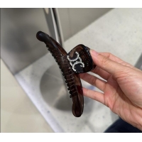 Promotional Celine Hair Clip with Strass 2082 Brown 2025