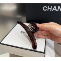 Promotional Celine Hair Clip with Strass 2082 Brown 2025