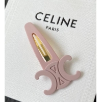 Well Crafted Celine Triomphe Hair Clip 0512 Light Pink 2025