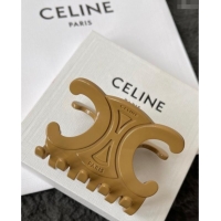 Famous Brand Celine Triomphe Hair Clip 051101 Brown 2025