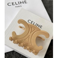 New Stylish Celine Triomphe Hair Clip 051101 Beige 2025