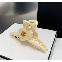 Top Grade Cheap Chanel Heart Hair Clip 0512 White 2025
