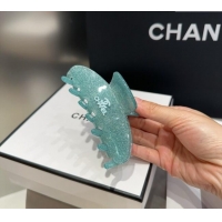 Buy Discount Chanel Logo Hair Clip 0512 Green 2025