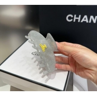 Famous Brand Chanel Logo Hair Clip 0512 Grey 2025