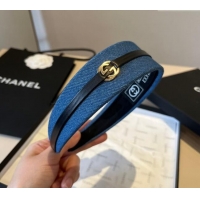 Best Grade Gucci Denim Headband 0512 Navy Blue 2025