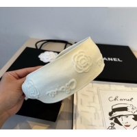 Good Product Chanel Camellia Headband 0512 White 2025