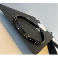 Low Cost Gucci Studs Headband 0512 Black 2025