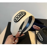 Best Quality Gucci Knit Headband 0512 White 2025