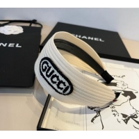 Best Quality Gucci Knit Headband 0512 White 2025