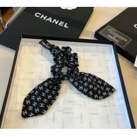 Discount Design Chanel CC Allover Bow Hairring 2104 Black 2025