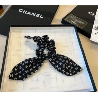 Discount Design Chanel CC Allover Bow Hairring 2104 Black 2025