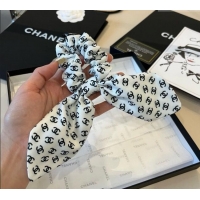 Famous Brand Chanel CC Allover Bow Hairring 2104 White 2025