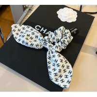 Famous Brand Chanel CC Allover Bow Hairring 2104 White 2025