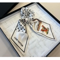 Big Discount Louis Vuitton Monogram Bow Hairring 2110 White 2025
