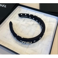 Fashion Discount Miu Miu Dotted Headband 0513 Black 2025