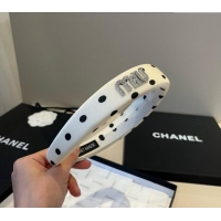 Low Cost Miu Miu Dotted Headband 0513 White 2025