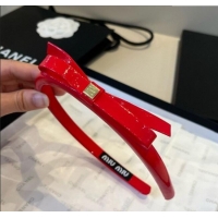 Affordable Price Miu Miu Bow Headband 0513 Red 2025