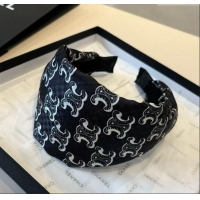 Unique Discount Celine Logo Wide Headband 0513 Black 2025