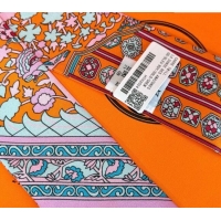 Best Price Hermes La Danse des Amazones Twilly Silk Bandeau Scarf 5x86cm H4003 Orange 2025