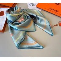 Luxury Classic Hermes Funny Ice Cream Silk Square Scarf 90x90cm H4027 Grey 2025