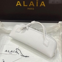 Well Crafted Alaia Le Tecket Long Clutch bag in Grained Leather 68169 White 2025