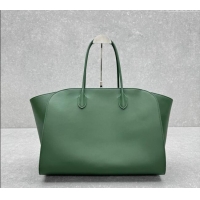 Grade Quality The Row Marlo 17 Softly Structured Tote Bag in Smooth Leather 1895 Green 2025