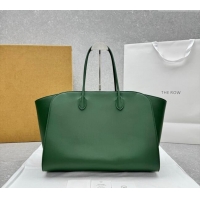Grade Quality The Row Marlo 17 Softly Structured Tote Bag in Smooth Leather 1895 Green 2025