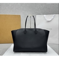 Cheapest The Row Marlo 17 Softly Structured Tote Bag in Grained Leather 1895 Black 2025