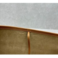Super Quality The Row Large N/S Park Tote Bag in Grained Leather 1822 Brown 2025