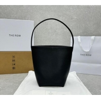 Cheap Price The Row Medium N/S Park Tote Bag in Grained Leather 1822 Black 2025