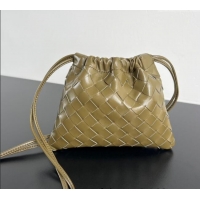 Low Cost Bottega Veneta Small Dustbag in Intrecciato Leather 816987 Seaweed Green 2025