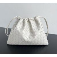 Market Sells Bottega Veneta Medium Dustbag in Intrecciato Leather 796728 Chalk White 2025