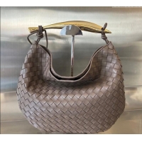 New Design Bottega Veneta Large Sardine Bag in Intrecciato Leather 754988 Khaki 2025