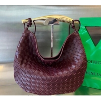 Well Crafted Bottega Veneta Large Sardine Bag in Intrecciato Leather 754988 Burgundy 2025