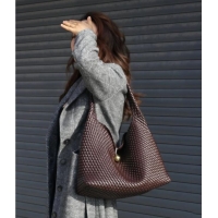 New Design Bottega Veneta Tosca Hop Hobo Bag in Intrecciato Leather 70979 Black 2025