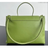 Top Quality Bottega Veneta Medium Ciao Ciao Top Handle Bag in Calf Leather 817231 Matcha Green 2025