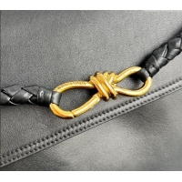 New Product Bottega Veneta Medium Ciao Ciao Top Handle Bag in Calf Leather 817231 Black 2025