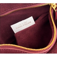 Top Grade Bottega Veneta Medium Ciao Ciao Top Handle Bag in Calf Leather 817231 Barolo Red 2025