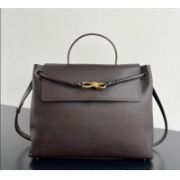 Good Looking Bottega Veneta Large Ciao Ciao Top Handle Bag in Calf Leather 826195 Fondant Brown 2025