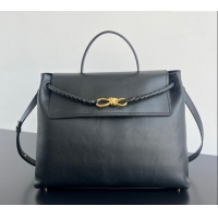 New Grade Bottega Veneta Large Ciao Ciao Top Handle Bag in Calf Leather 826195 Black 2025