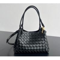 Buy Cheap Bottega Veneta Parachute Medium Shoulder Bag in Intrecciato Leather 835921 Black 2025