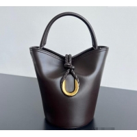 Well Crafted Bottega Veneta Small Liberta Bucket Bag in Smooth Leather 815244 Fondant Brown 2025