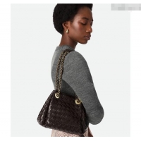 Famous Brand Bottega Veneta Small Parachute Shoulder Bag in Intrecciato Leather 796569 Lotus pink 2025
