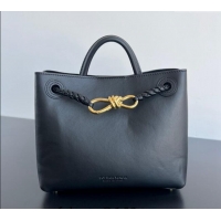 Buy Discount Bottega Veneta Small Andiamo Top Handle Bag in Calfskin Leather 810213 Black 2025