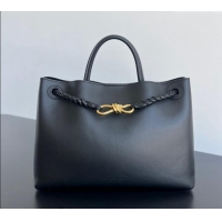 Grade Quality Bottega Veneta Medium Andiamo Top Handle Bag in Calfskin Leather 810214 Black 2024