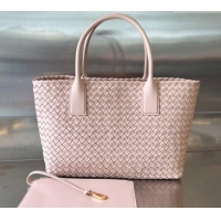 Affordable Price Bottega Veneta Medium Cabat Tote Bag in Intrecciato Leather 608810 Lotus Pink 2025