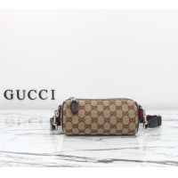 Reasonable Price Gucci Mens GG Canvas Mini Cylinder bag 834269 Beige 2025