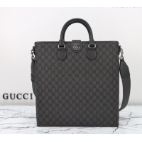 Buy Discount Gucci Mens GG Canvas Tote Bag 792118 Grey 2025