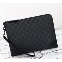 Best Price Gucci Mens GG Canvas Emblem Small Business Case 821156 Black 2025